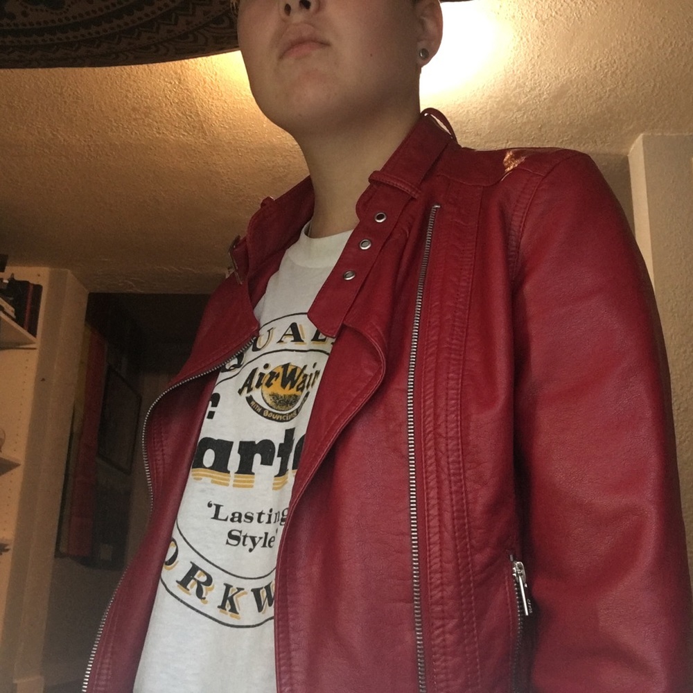 Bright Red Jacket